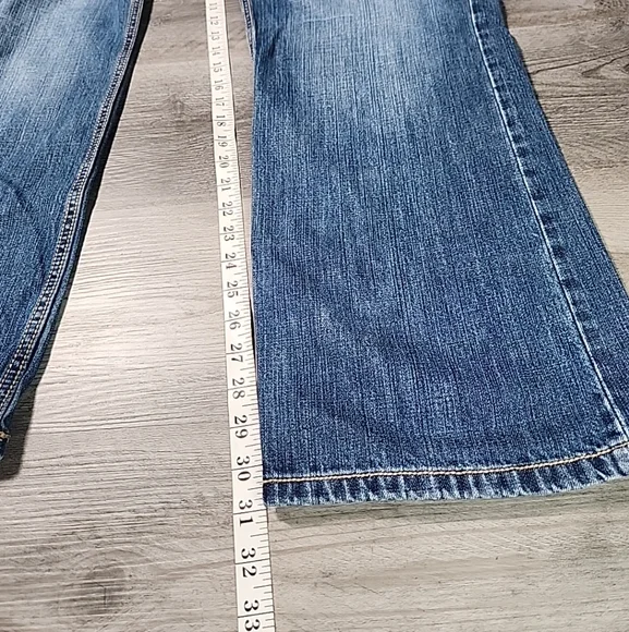 Wrangler Retro Jeans Mens 38x32 Blue Relaxed Boot Denim Cowboy Western Cotton - Picture 6 of 8